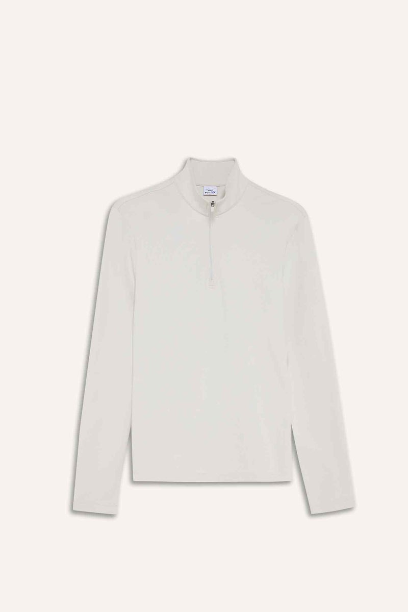 DeFacto Beige Woman DeFactoFit Standard Fit Stand Collar Zip-Up Sports Sweatshirt Casual - Image 4